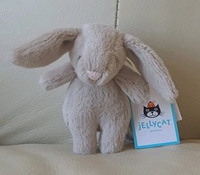 Jellycat Bashful Beige Bunny Bag Charm Soft Toy Retired BNWT