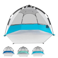 2-3 Person Large Instant Pop Up Beach Tent, UV Protection Portable Easy Setup...