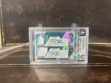 Trevor Lawrence Travis Etienne 2021 Panini Phoenix Dual Rookie Patch Auto /10 BG