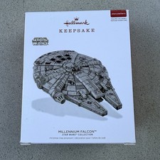 Hallmark Keepsake Storytellers Ornament Star Wars Millennium Falcon 2018 Video