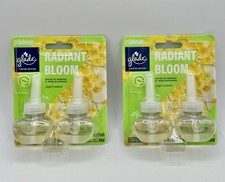 Glade Plugins Refills Radiant Bloom Scented Mimosa & Pear New Set of 2