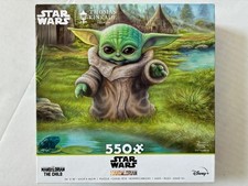 Thomas Kinkade Star Wars Mandalorian Grogu Baby Yoda The Child 550 Piece Puzzle