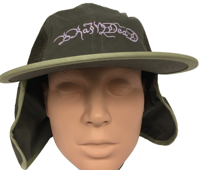 Brain Dead Alien Brainsun Hat, Mesh 4 Panel Cap, Neck Sun
