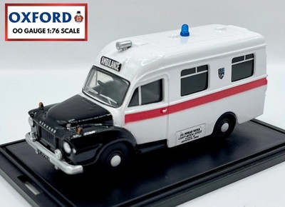Oxford Diecast 76BED008 Bedford J1 Ambulance Van Aberystwyth Maßstab 1:76 Spurweite OO