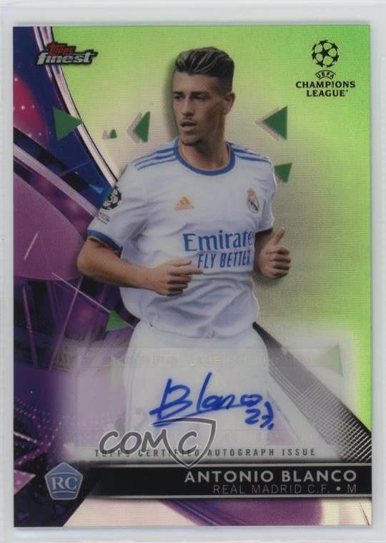 2021 Topps Finest UEFA Champions League 28/99 Antonio Blanco Rookie Auto RC 0jf5