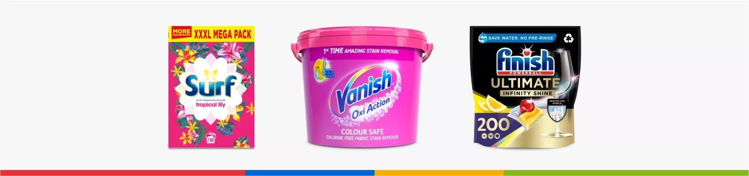 Up to 50% off household essentials