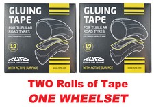 TWO NEW TUFO Tubular Gluing Glue Tape for Road 700c Tires 19mm for 19-22mm rims