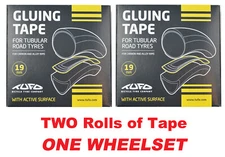 TWO NEW TUFO Tubular Gluing Glue Tape for Road 700c Tires 19mm for 19-22mm rims