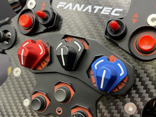 Anodized Aluminium Encoder Knobs for Fanatec Formula Wheel Rims - Picture 1 of 7