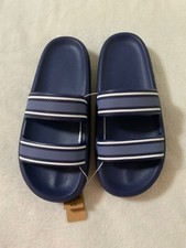 NWT VICTORIA'S SECRET PINK DOUBLE STRAP PILLOW SLIDES MEDIUM