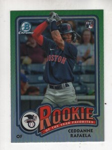 Ceddanne Rafaela 2024 Bowman Chrome Rookie Of The Year Favorites RC #ROY-5