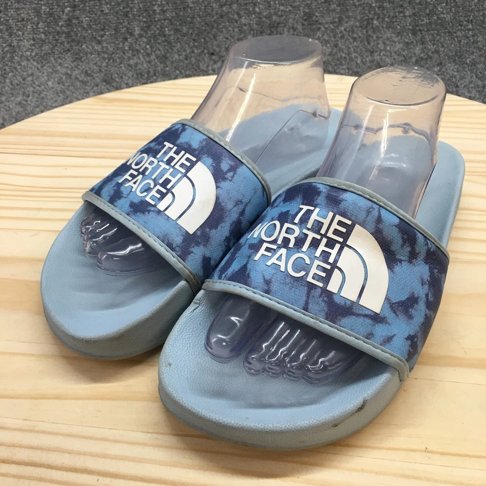 Sandalias The North Face para mujer 9 Basecamp III Slides cómodas tela azul sin cordones Foto 3 de 4
