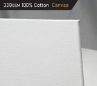 ArtGeo 30cm x 30cm (11 ¾" x 11 ¾") FSC, Stretched Art Canvas, Pack of 3 100% Pla