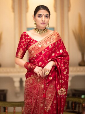 SAREE BLOUSE READY MADE WEDDING PARTY SOUTH INDIAN SILK SAREE SARI BOLLYWOOD NEW
