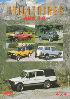 ARO 10 car, SUV & pick-up range (made in Romania) _2000 Prospekt / Brochure 