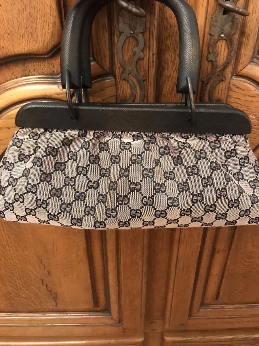 バッグ GUCCI / 2002AW Wood Handle TOM FORD Bag Gucci by Tom Ford FW2002 wooden handle bag <3
