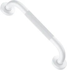 12 Inch Oil Rubbed White Shower Grab Bar W/Anti Slip Grip, ZUEXT Stainless Stee