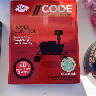 Thinkfun Code Board Game Programming Series Lunar Rover Control. Brand New. 