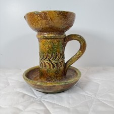 Bitossi Aldo Londi Etruscan Glaze Candle Holder Rosenthal Netter