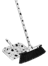 Superio Splash Design Dustpan and Broom Set - 50" Broom
