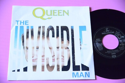 QUEEN 7'' INVISIBLE MAN ORIG GERMANY 1989 NM !!!!!!!!!!!!!!
