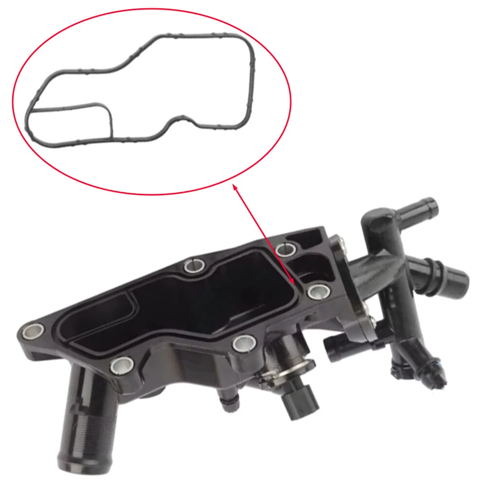 Engine Coolant Thermostat Housing For RENAULT Captur 0.9 TCe, 1.2 TCe 2013- - Image 3 of 4