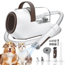 Dog Grooming Vacuum, Dog Grooming Kit with Pet Clipper Nail Grinder, 3 Suctio...