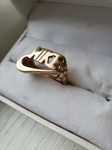 nike gold ring
