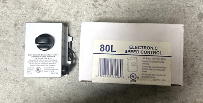 BROAN NUTONE Variable Speed Control, 3.0 Amp, 120 Volts, 60 Hz 80L