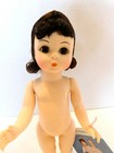 Madame Alexander 8"Girl Doll, Nude, Light Skin, Brown Hair & Brown Eyes~Restrung — photo 2