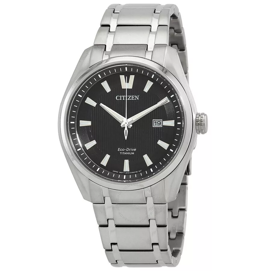 Citizen Eco Drive Titanium Men s Quartz Watch AW1248 80E NEW WITH TAGS