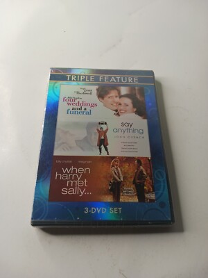 4 Weddings & a Funeral, Say Anything & When Harry Met Met Sally 3-Disc DVD Set
