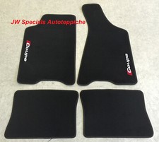 Autoteppiche Fußmatten für Audi 80 90 B3 Coupe 2farbig 1988-1996 Nubuk Velours 