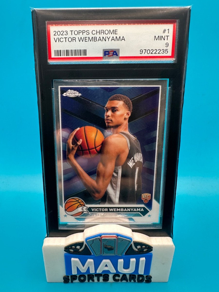美品 Topps2023 WEMBAYAMA ウェンバンヤマ RC ミニパラレル 2023 TOPPS CHROME VICTOR WEMBANYAMA #1 PSA 9 | eBay