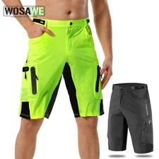WOSAWE Men's Baggy Cycling Shorts MTB Riding Road Bike Breathable Sports Pants
