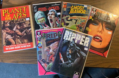 Horror comic lot, visit Ghost Manor if you dare,R.I.P.& Planet of the Apes