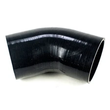 4" inch 45 Degree Elbow Silicone Coupler Turbo Intake Intercooler Pipe Black