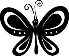Butterfly Vinyl Decal Sticker Car Window Wall Laptop Sticker Decal