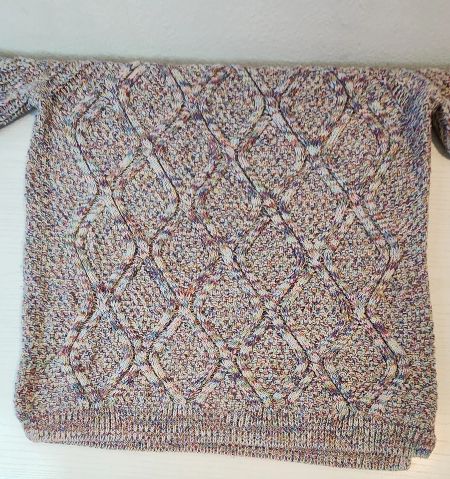 Suéter Faded Glory Niñas Talla M-(8-10) Rosa Beige Azul, Colores Mezclados Foto 4 de 4