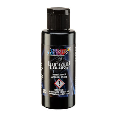 (245,83 /1l) Createx Wicked - W018 High Gloss Black - 60ml Airbrush Farbe 116018