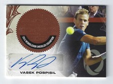 2015 Leaf Ultimate Tennis Big Finish Signatures #BFVP1 Vasek Pospisil