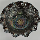 Fenton Amethyst Persian Medallion Carnival Glass Bowl - Vintage