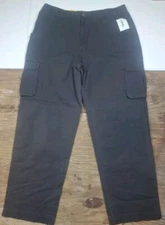 Cabela's Mens Pantalon Canvas TrailHiker II Cargo Pants 38x32 Gun Metal Gray NWT