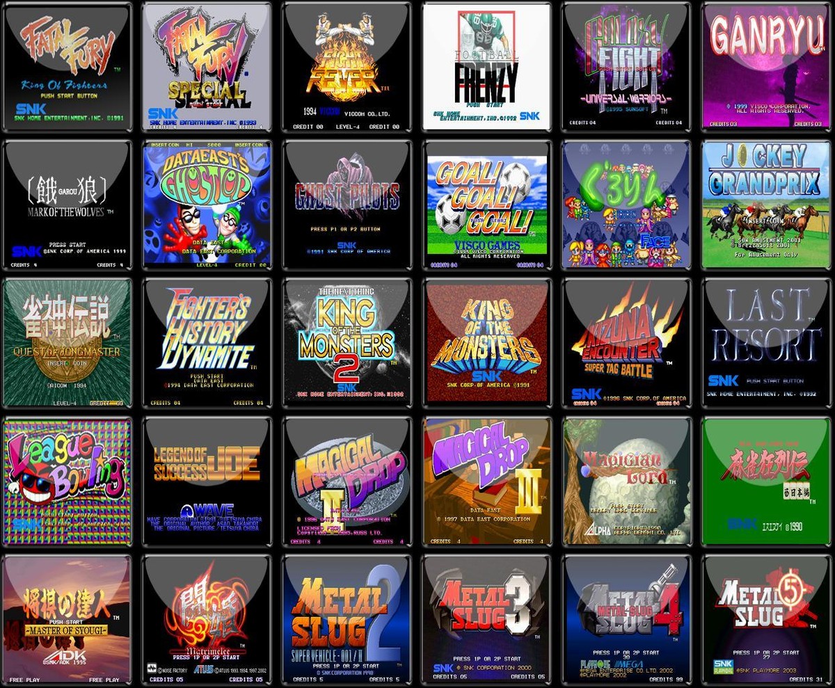ES-SNK NEO GEO X CARD SET VOL3 MORE 180 GAMES FIRMWARE 0.45