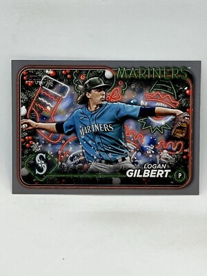 ☆TOPPS MLB 2024 HOLIDAY #H156 LOGAN GILBERT［SEATTLE MARINERS 