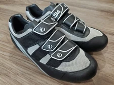 Pearl Izumi Quest RD Cycling Shoes Black Silver 5719 Men's EU Size 39 US Sz 6.5