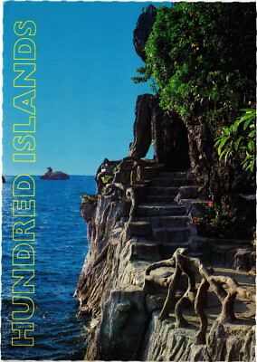 PC PHILIPPINES, HUNDRES ISLAND, GULF OF LNGAYEN, Modern Postcard (b60432)
