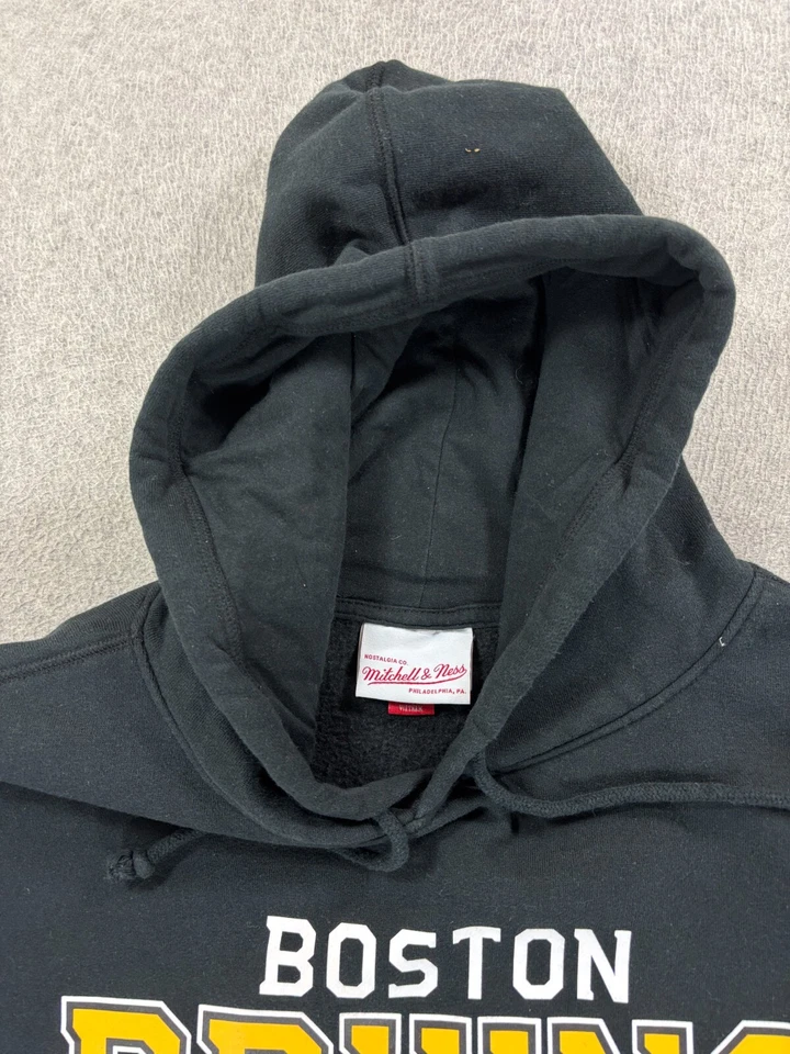 Boston Bruins NHL Screened Hockey Hoodie Sweatshirt (Men's Large) Black - Image 3 of 4