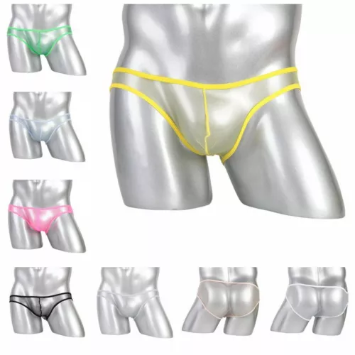Gay Mens Sexy See Through Briefs Underwear Mesh Shorts Transparent Boxer✅Panties - Picture 6 of 48