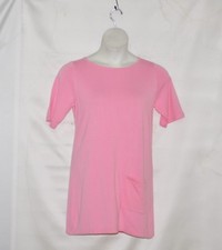 Joan Rivers Sweater Knit Tunic with Elbow Sleeves Size S Pink